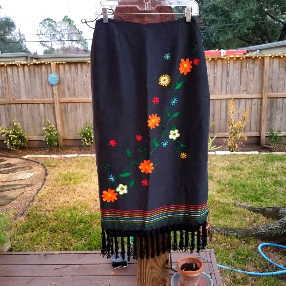 Vintage Kelly and Diane silk skirt 4